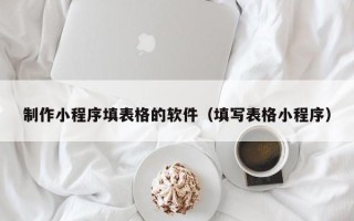 菏泽制作小程序填表格的软件（填写表格小程序）