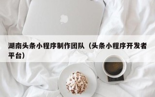 菏泽湖南头条小程序制作团队（头条小程序开发者平台）